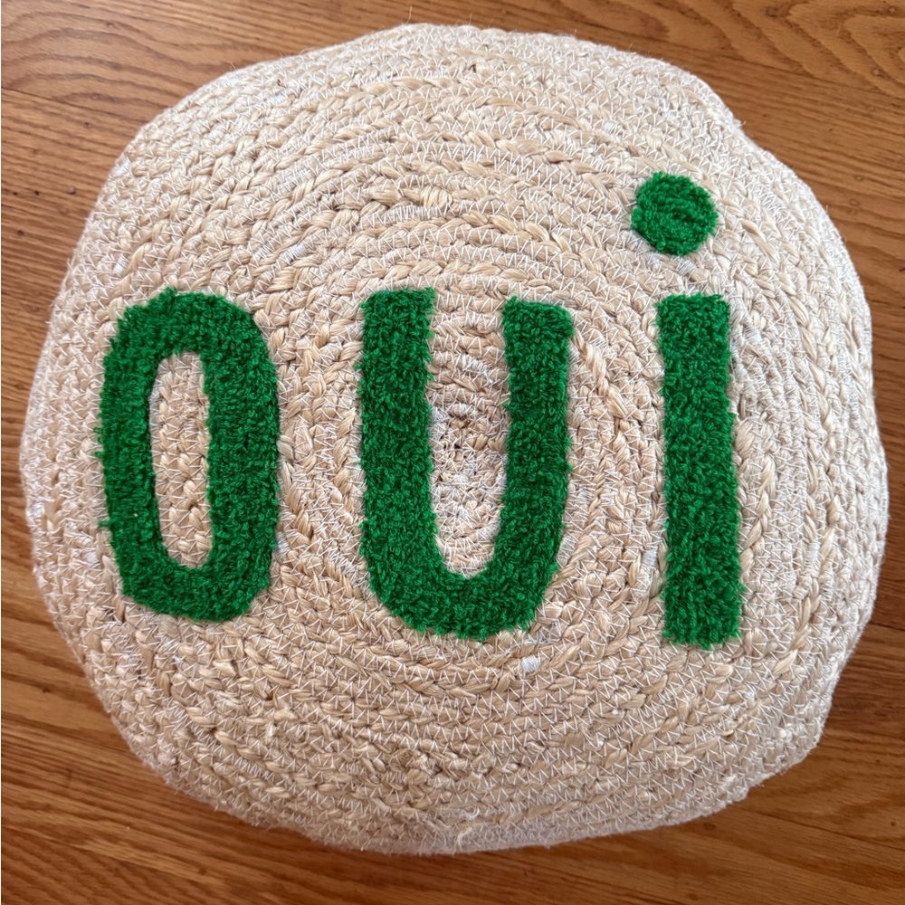 NEW Clare V. for Anthropologie Oui Throw Pillow